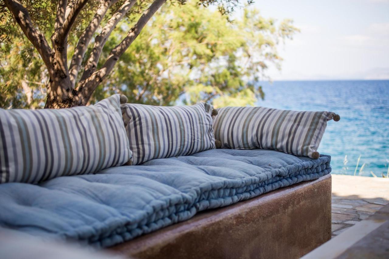 Lady Of Hydra Villa, Sea Front View, Private Beach ภายนอก รูปภาพ